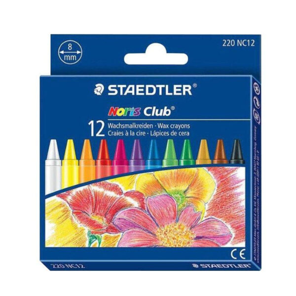 Staedtler Regular Wax Crayons - 12's