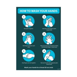 Tower ABS Hand Washing Instructions
