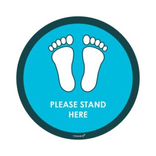 Tower Please Stand Here Floor Vinyl