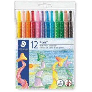 Staedtler Twist Wax Crayons 12 Per Pack