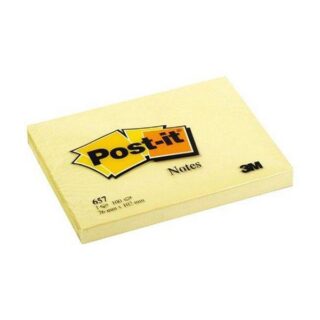 Post-It Notes Yellow 75x100mm