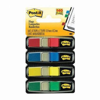 Post-it Flags Plain - 4Pack 11.9x43.2mm