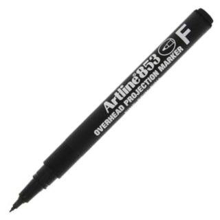 Artline EK853 Fine Point Non Permanent Overhead Projection Marker 0.5mm Black1