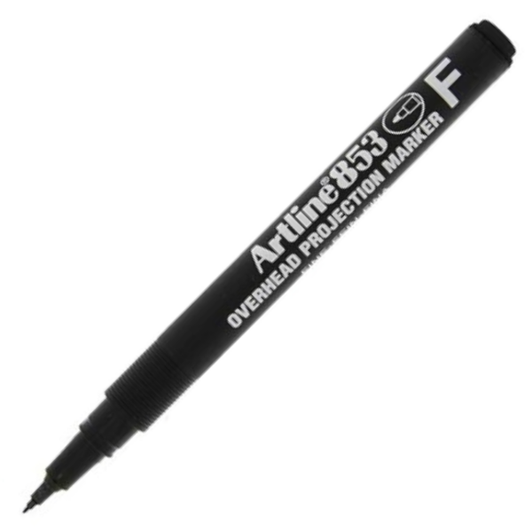Artline EK853 Fine Point Non Permanent Overhead Projection Marker 0.5mm Black1