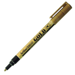 Artline EK990 XF Fine Point Permanent Metallic Ink Marker 0.8mm Gold1