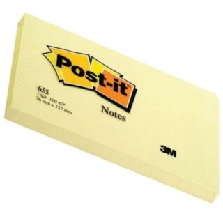 Post-It 655 Adhesive  Notes Yellow