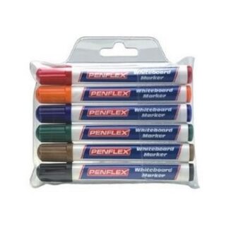 Penflex WB15 Whiteboard Markers Wallet of 6