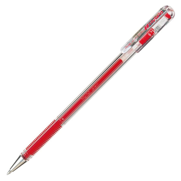 Pentel K105 Hybrid Gel Ink Roller Fine 0.5mm Red 1