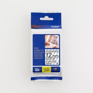 TZe AF131 Black on Clear Tape 12mm web